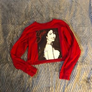 Selena long sleeve crop top